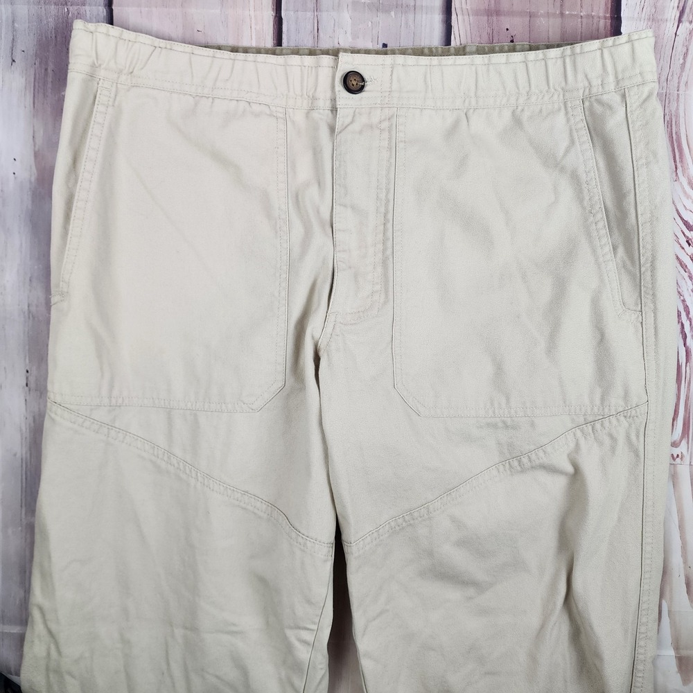 The Territory Ahead Size Medium Size 36x28 Straight Leg Cotton Button Drawstring